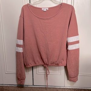 Charlotte Russe, crop top long sleeve, large
